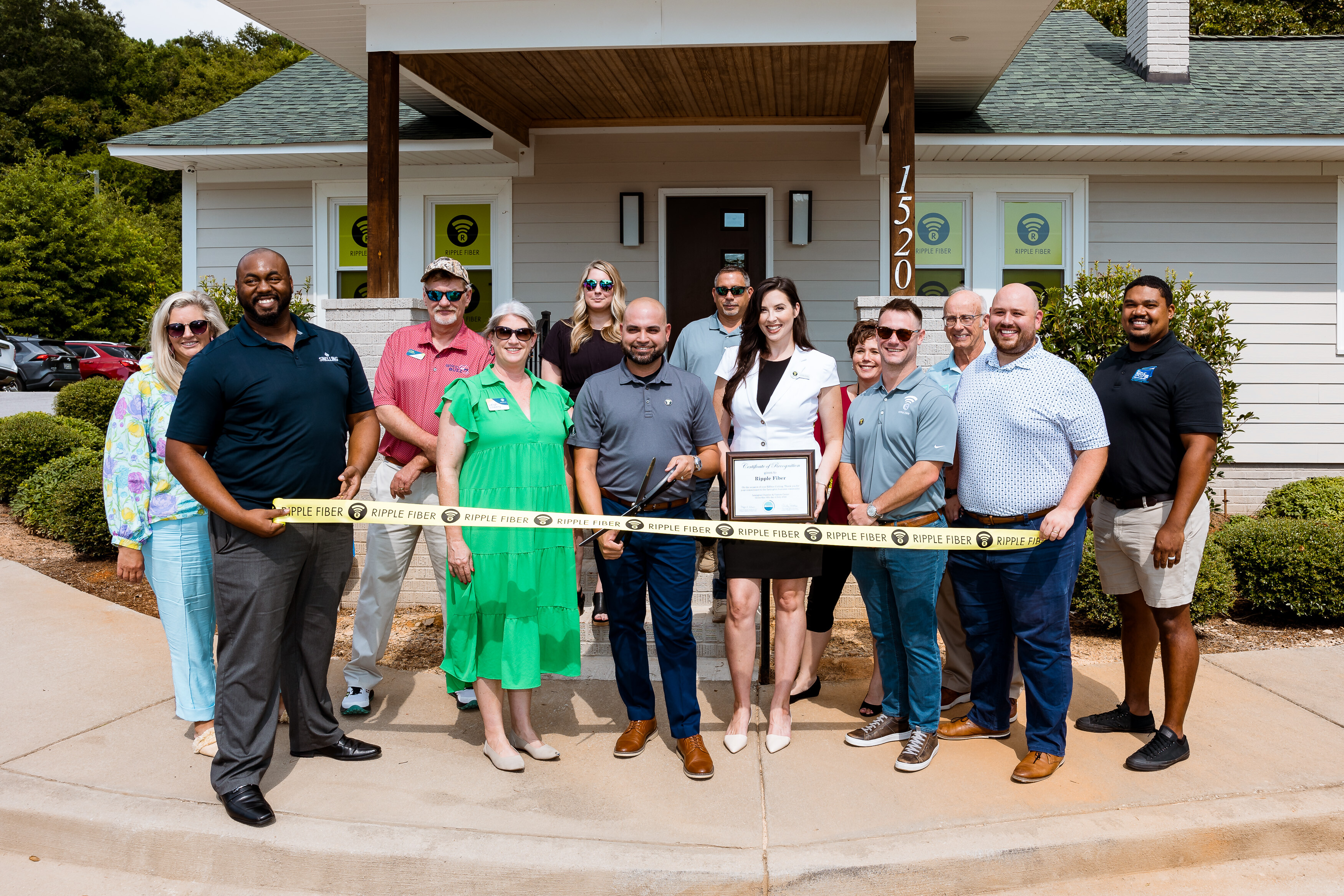 Ripple Fiber Holds Ribbon Cutting for Lexington Office